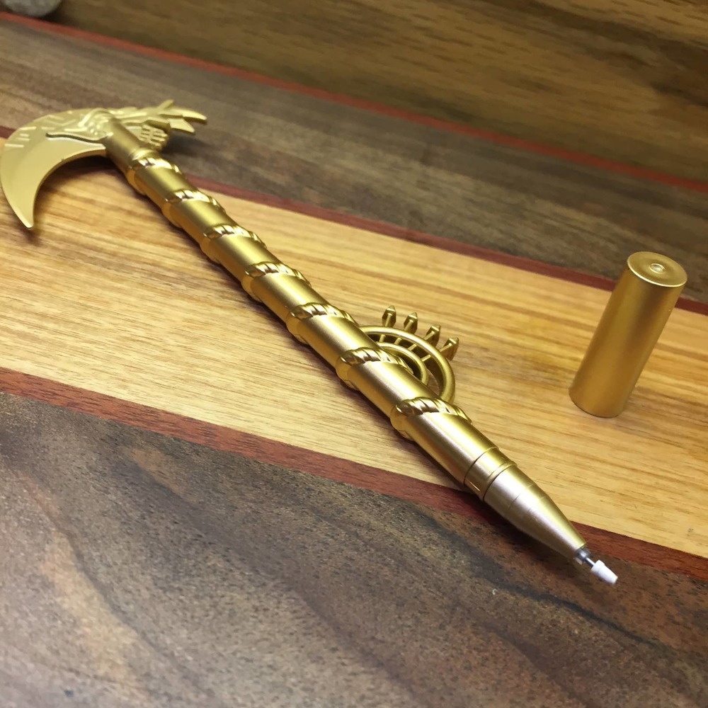 Golden Colored Hammer Secret Hidden Writing Pen - Picture 2 of 4